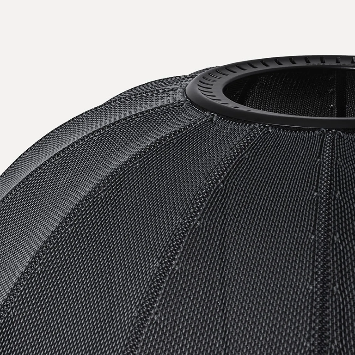Made By Hand - Loftlampe - Knit-Wit 60 Round Ceiling - Black