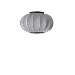 Made By Hand - Loftlampe/Væglampe - Knit-Wit 45 Oval - Silver