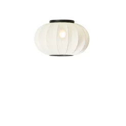 Made By Hand - Loftlampe/Væglampe - Knit-Wit 45 Oval - Pearl White