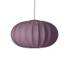 Made By Hand - Pendel - Knit-Wit 76 Oval Pendant LED - Burgundy