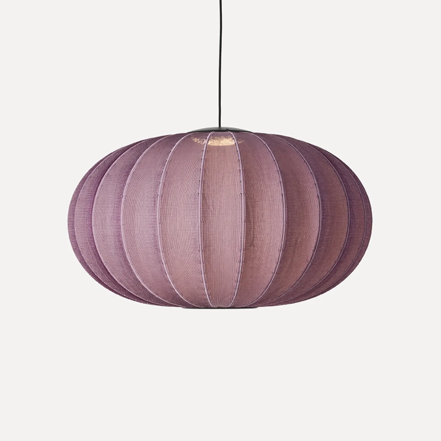 Made By Hand - Pendel - Knit-Wit 76 Oval Pendant LED - Burgundy