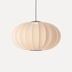 Made By Hand - Pendel - Knit-Wit 76 Oval Pendant LED - Sand Stone