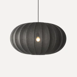 Made By Hand - Pendel - Knit-Wit 76 Oval Pendant - Black