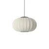 Made By Hand - Pendel - Knit-Wit 57 Oval Pendant LED - Pearl White