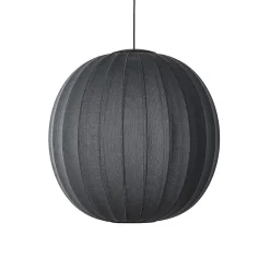 Made By Hand - Pendellampe - Knit-Wit 75 Round Pendant LED - Black