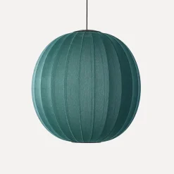Made By Hand - Pendellampe - Knit-Wit 75 Round Pendant LED - Seagrass