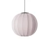 Made By Hand - Pendellampe - Knit-Wit 60 Round Pendant LED - Light Pink