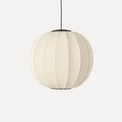 Made By Hand - Pendellampe - Knit-Wit 60 Round Pendant LED - Pearl White