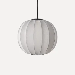 Made By Hand - Pendellampe - Knit-Wit 60 Round Pendant LED - Silver