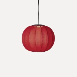 Made By Hand - Pendellampe - Knit-Wit 45 Round Pendant LED - Maple Red