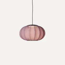 Made By Hand - Pendellampe - Knit-Wit 45 Oval Pendant LED - Burgundy