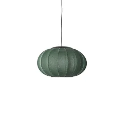 Made By Hand - Pendellampe - Knit-Wit 45 Oval Pendant LED - Tweed Green