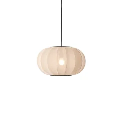 Made By Hand - Pendellampe - Knit-Wit 45 Oval Pendant - Sand Stone