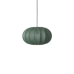 Made By Hand - Pendellampe - Knit-Wit 45 Oval Pendant - Tweed Green