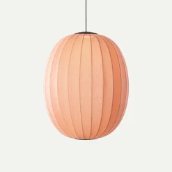 Made By Hand - Pendellampe - Knit-Wit 65 High Oval Pendant LED - Coral