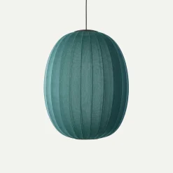 Made By Hand - Pendellampe - Knit-Wit 65 High Oval Pendant LED - Seagrass