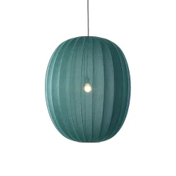 Made By Hand - Pendellampe - Knit-Wit 65 High Oval Pendant - Seagrass