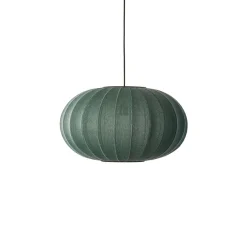 Made By Hand - Pendellampe - Knit-Wit 57 Oval Pendant - Tweed Green