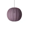 Made By Hand - Pendellampe - Knit-Wit 60 Round Pendant - Burgundy