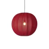Made By Hand - Pendellampe - Knit-Wit 60 Round Pendant - Maple Red