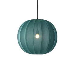 Made By Hand - Pendellampe - Knit-Wit 60 Round Pendant - Seagrass