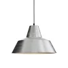 Made By Hand - Værkstedslampe Ø50 - Aluminum