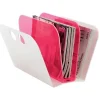 Magazin Fan fra Neon Living - hvid/pink