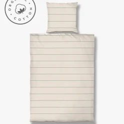 Mette Ditmer - ALIGN-sengesæt - Pine green/Sand - W140 x L220 cm