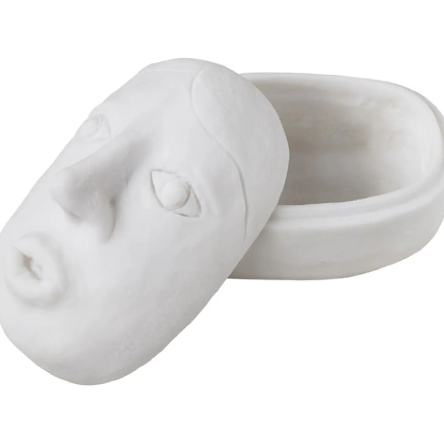 Mette Ditmer - ART PIECE Face krukke - Off-white
