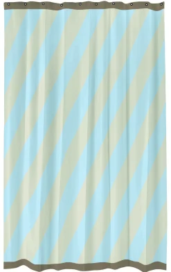 Mette Ditmer - DIAGONAL shower curtain - Light blue