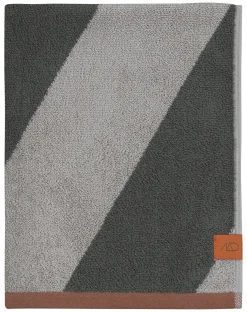 Mette Ditmer - DIAGONAL towel - Dark olive