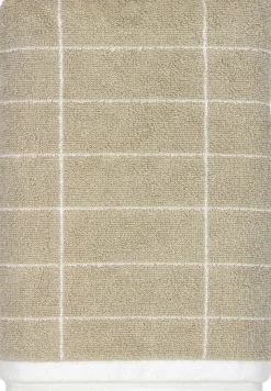 Mette Ditmer - FLINESTEN gæstehåndklæde, 2-pak, Sand / Off-white