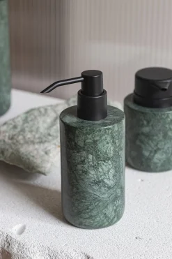 Mette Ditmer - MARBLE dispenser, tall - Dark forest