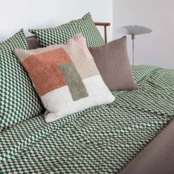 Mette Ditmer - MINI-sengesæt - Pine green/Tan - W200 x L220 cm