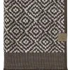 Mette Ditmer - MOROCCO-håndklæde - Chocolate/Off-white - W35 x L55 cm
