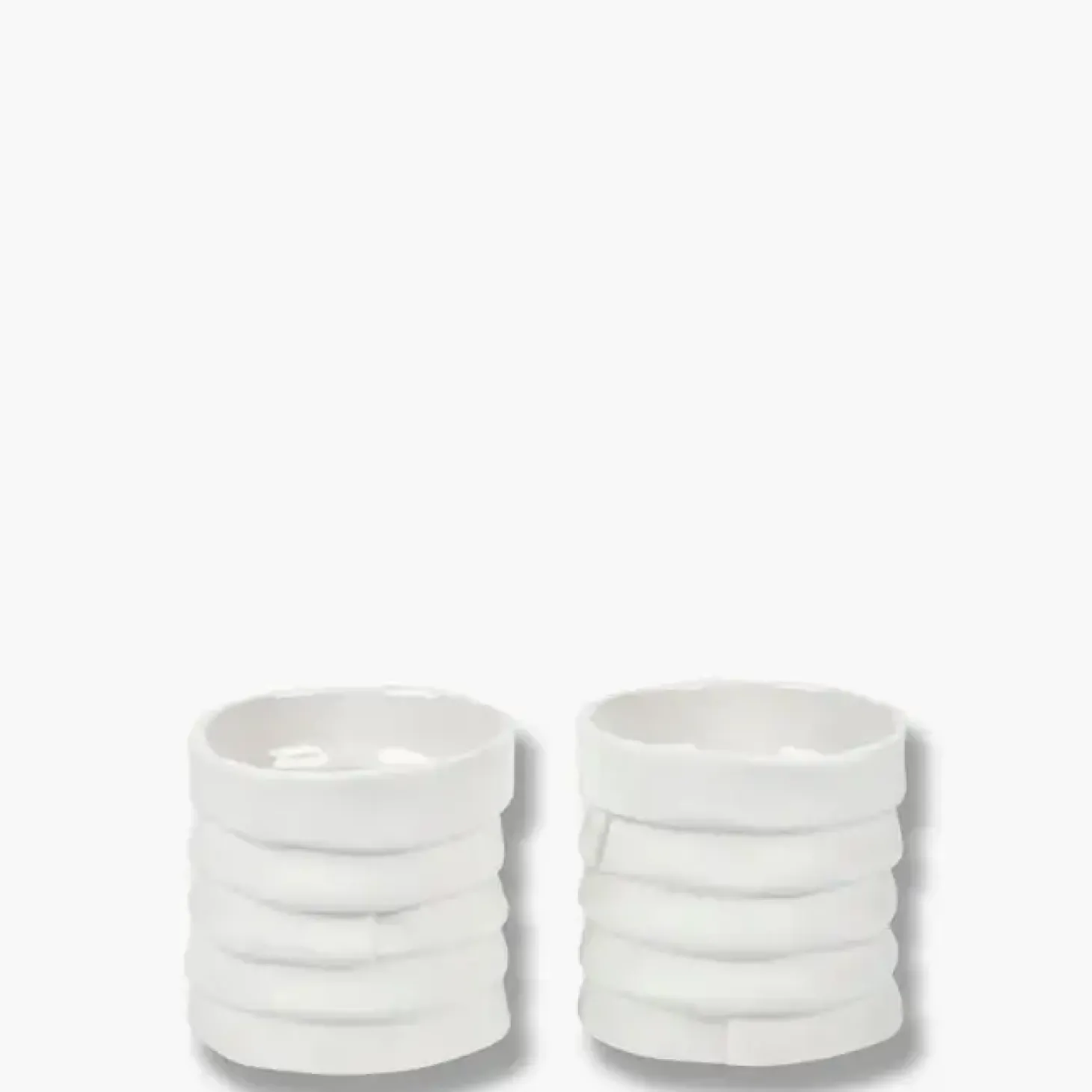 Mette Ditmer - RIBBON fyrfadsstage - Off-white - 2-pak