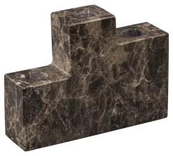 Mette Ditmer - STEP trio-lysestage - Brown