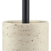 Mette Ditmer - TRAVERTINE toilet brush holder - Linen