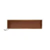 MiLLE W NORDISK DESIGN - Bakke i træ - Cognac læder - 15 x 60 cm.