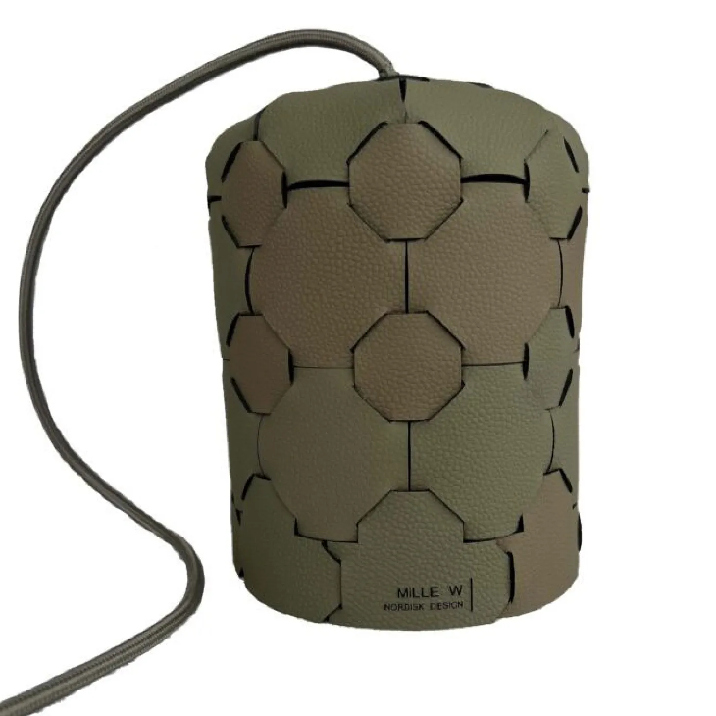 MiLLE W NORDISK DESIGN - Polar Lights - Pendel - Grå læder - Large