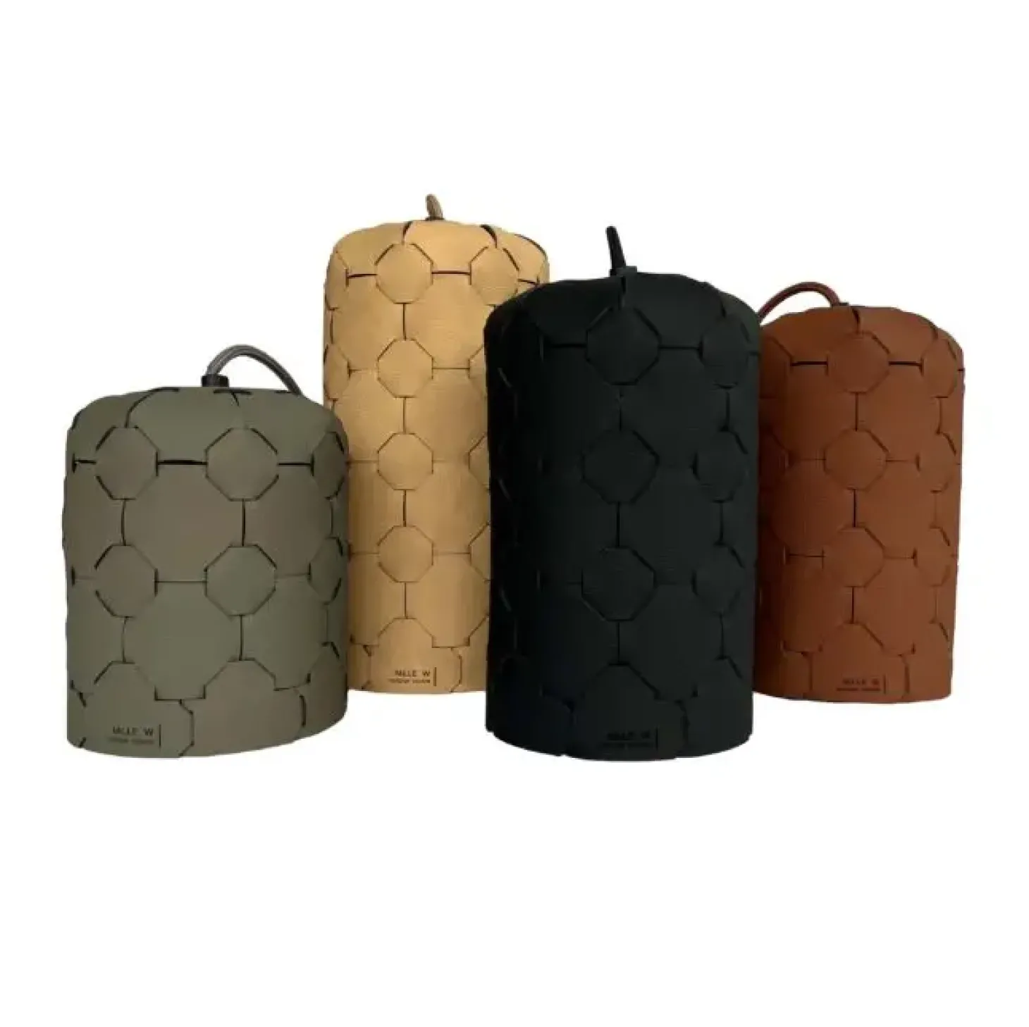MiLLE W NORDISK DESIGN - Polar Lights - Pendel - Grå læder - Large