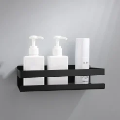 Moudhome - BATH Hylde Til Badeværelse – Sort - 23 cm