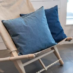 Never - Pudebetræk - Denim - Denim Midnight Blue - 50x50 cm