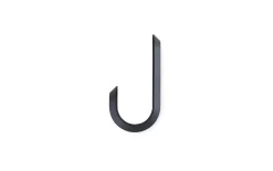 Normann Copenhagen - Curve Mini knage - 2 styk - sort