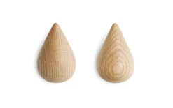 Normann Copenhagen - Dropit Hooks Large - 2 pcs - natur
