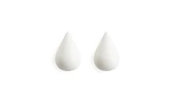 Normann Copenhagen - Dropit Hooks Small - 2 pcs - hvid