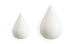 Normann Copenhagen - Dropit Hooks Small - 2 pcs - hvid