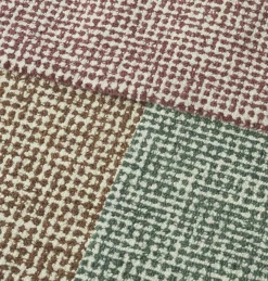 Normann Copenhagen - Flick Rug 170x240 cm - Off White/Burgundy