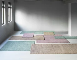 Normann Copenhagen - Flick Rug 170x240 cm - Off White/Dark Green