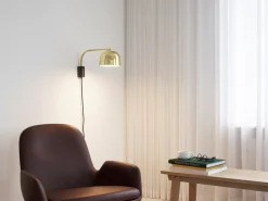 Normann Copenhagen - Grant Væglampe - Messing (D: 43 cm)